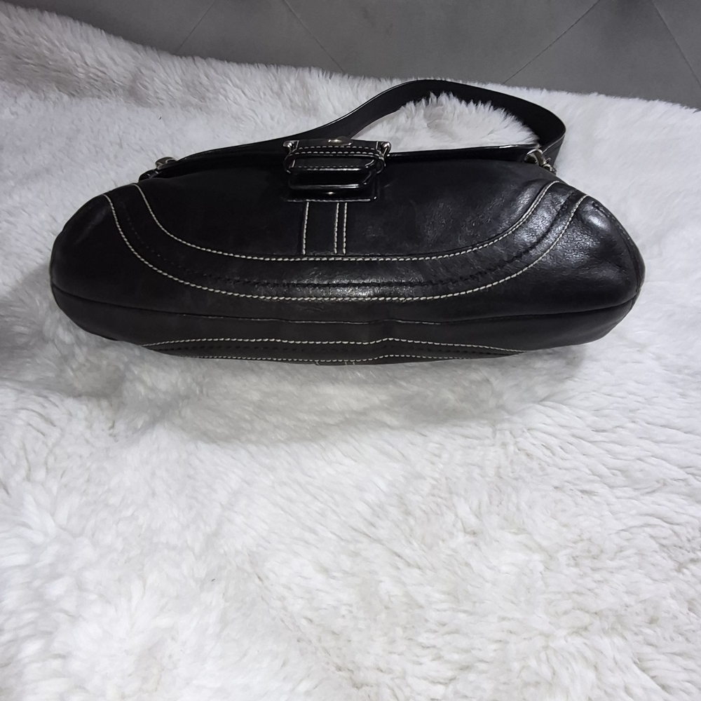 Coach Y2K Soho Black Leather Shoulder Bag - Picture 4 of 13